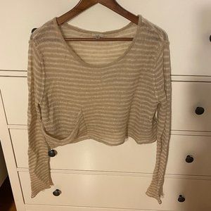 URBAN OUTFITTERS cropped knit sweater